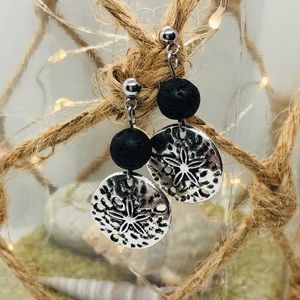 Sand Dollar Aromatherapy Earrings